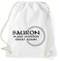 printfashion Sauron make Mordor great again! - Sportzsák, Tornazsák - Fehér (2020315)