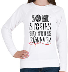 printfashion Vámpír Naplók - Some stories - Női pulóver - Fehér (1815078)
