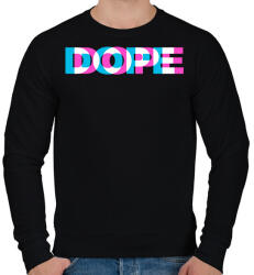 printfashion Dope - Férfi pulóver - Fekete (12576833)