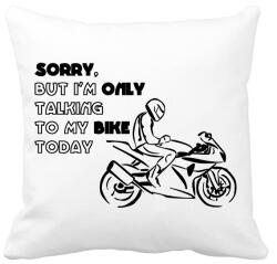printfashion only my bike - Párnahuzat, Díszpárnahuzat - Fehér (2922848)