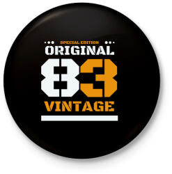 printfashion Special edition original 83 - Kitűző, hűtőmágnes - Fekete (14635574)