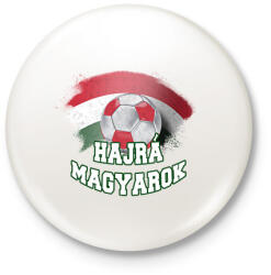 printfashion Hajrá magyarok - Kitűző, hűtőmágnes - Fehér (14675578)