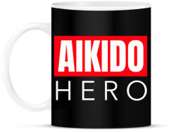 printfashion AIKIDO HERO - Bögre - Fekete (9406800)