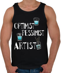 printfashion glass. artist. w - Férfi atléta - Fekete (15689070)