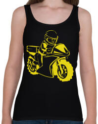 printfashion lego sárga - Női atléta - Fekete (2911466)