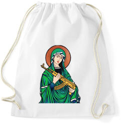 printfashion Fegyveres prédikátor - Sportzsák, Tornazsák - Fehér (2414607)