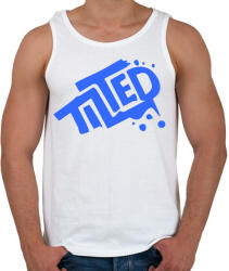 printfashion Fortnite - TILTED - Férfi atléta - Fehér (946929)