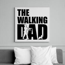 printfashion The walking dad - Vászonkép - Fehér (6626488)