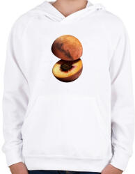 printfashion Barack Mars - Gyerek kapucnis pulóver - Fehér (11760080)