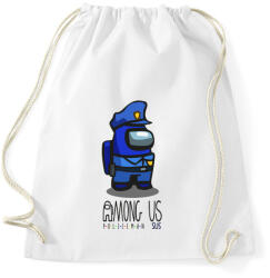 printfashion Among us Policeman sus - rendőr - Sportzsák, Tornazsák - Fehér (4327480)