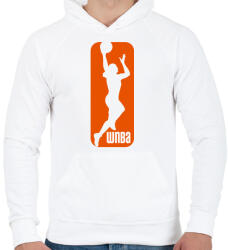 printfashion WNBA - Férfi kapucnis pulóver - Fehér (4291512)