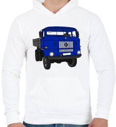 printfashion Ifa - Férfi kapucnis pulóver - Fehér (2962396)