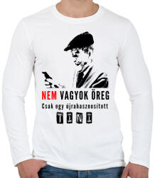 printfashion nem vagyok öreg2 - Férfi hosszú ujjú póló - Fehér (1705678)