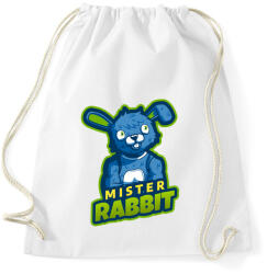 printfashion Mister Rabbit - Sportzsák, Tornazsák - Fehér (5134663)