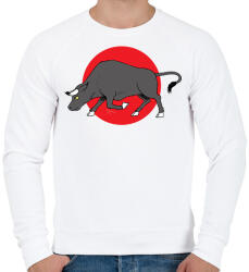 printfashion Bika - Férfi pulóver - Fehér (15097851)