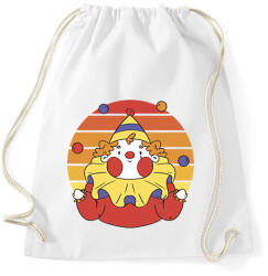 printfashion Bohóc - Sportzsák, Tornazsák - Fehér (13011996)