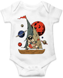 printfashion Asztronauta gitáros - Baba Body - Fehér (6255025)