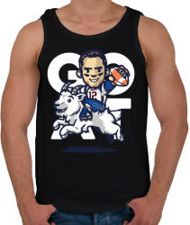 printfashion GOAT - Férfi atléta - Fekete (5034474)