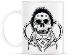printfashion Tetkó koponya - Bögre - Fehér (787347)