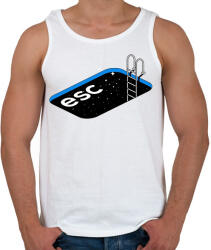 printfashion Escape - Férfi atléta - Fehér (7544393)