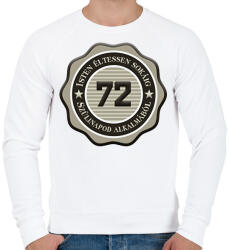 printfashion 72 - Férfi pulóver - Fehér (7186208)
