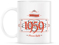 printfashion since-1959-red-black - Bögre - Fehér (790662)