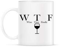 printfashion Wine Time Finally - Bögre - Fehér (4816793)