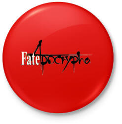 printfashion Fate/Apocrypha logo - Kitűző, hűtőmágnes - Piros (3630937)