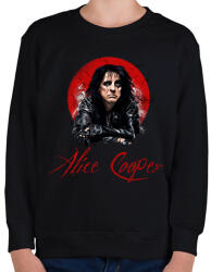 printfashion alice cooper - Gyerek pulóver - Fekete (1962146)