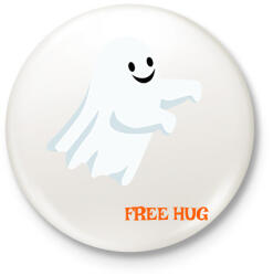 printfashion Free hug. . . - Kitűző, hűtőmágnes - Fehér (14456660)