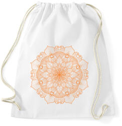 printfashion Narancs színű mandala - Sportzsák, Tornazsák - Fehér (4072718)