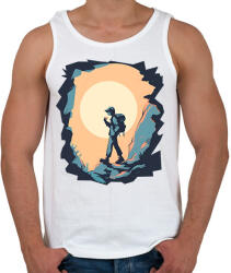 printfashion Túrázó - Férfi atléta - Fehér (15589773)