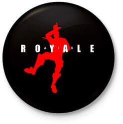 printfashion Royale Air - Kitűző, hűtőmágnes - Fekete (3101390)