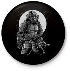 printfashion Szamuráj galaxis - Kitűző, hűtőmágnes - Fekete (3090962)