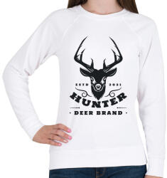 printfashion Hunter DB. - Női pulóver - Fehér (5123524)