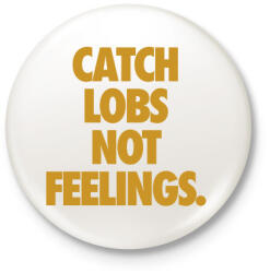 printfashion Magas labda - Kitűző, hűtőmágnes - Fehér (3088766)