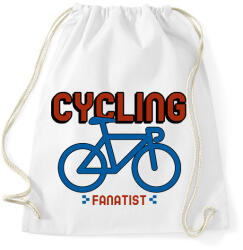 printfashion Cycling Fanatist - Sportzsák, Tornazsák - Fehér (10211723)