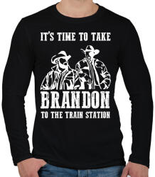 printfashion It's time to take - Férfi hosszú ujjú póló - Fekete (15521756)