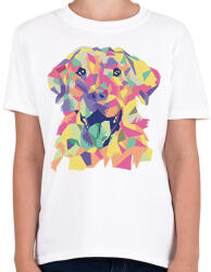 printfashion Labrador - Gyerek póló - Fehér (9183711)