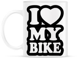 printfashion I love my bike - Bögre - Fehér (2243818)