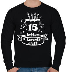 printfashion 15 lettem - Férfi pulóver - Fekete (2495499)
