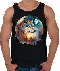 printfashion Farkas - Férfi atléta - Fekete (16172464)