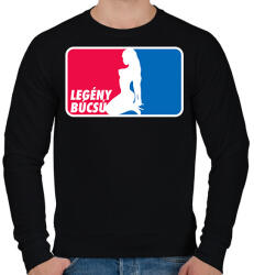 printfashion Legénybúcsú - Férfi pulóver - Fekete (2677502)