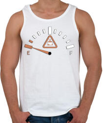 printfashion Üres a tank - Férfi atléta - Fehér (14075903)