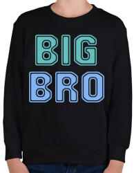 printfashion BIGBRO - Gyerek pulóver - Fekete (2059712)