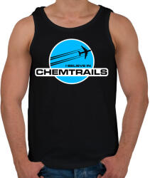 printfashion CHEMTRAILS - Férfi atléta - Fekete (906702)