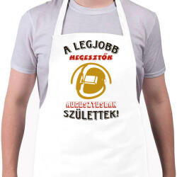 printfashion Hegesztő szülinapja augusztus színes - Kötény - Fehér (5523292)