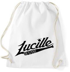 printfashion Walking Dead - Lucille - Sportzsák, Tornazsák - Fehér (380049)