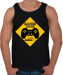 printfashion Gamer zone - Férfi atléta - Fekete (5307795)