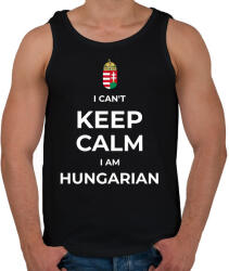 printfashion I AM HUNGARIAN - Férfi atléta - Fekete (10493242)